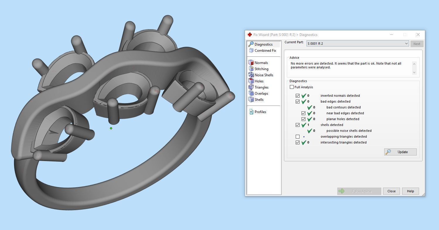 Wave Pave Ring S 0001 R 2 3D print model_7