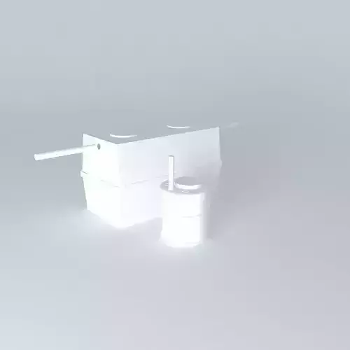 septic tank 3000 L eye lift pump Free 3D model