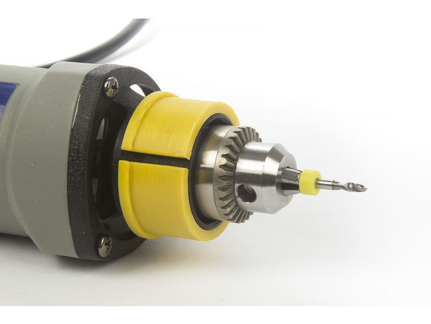 Ring adapter for a drilling stand under Hilda Free 3D print model_4