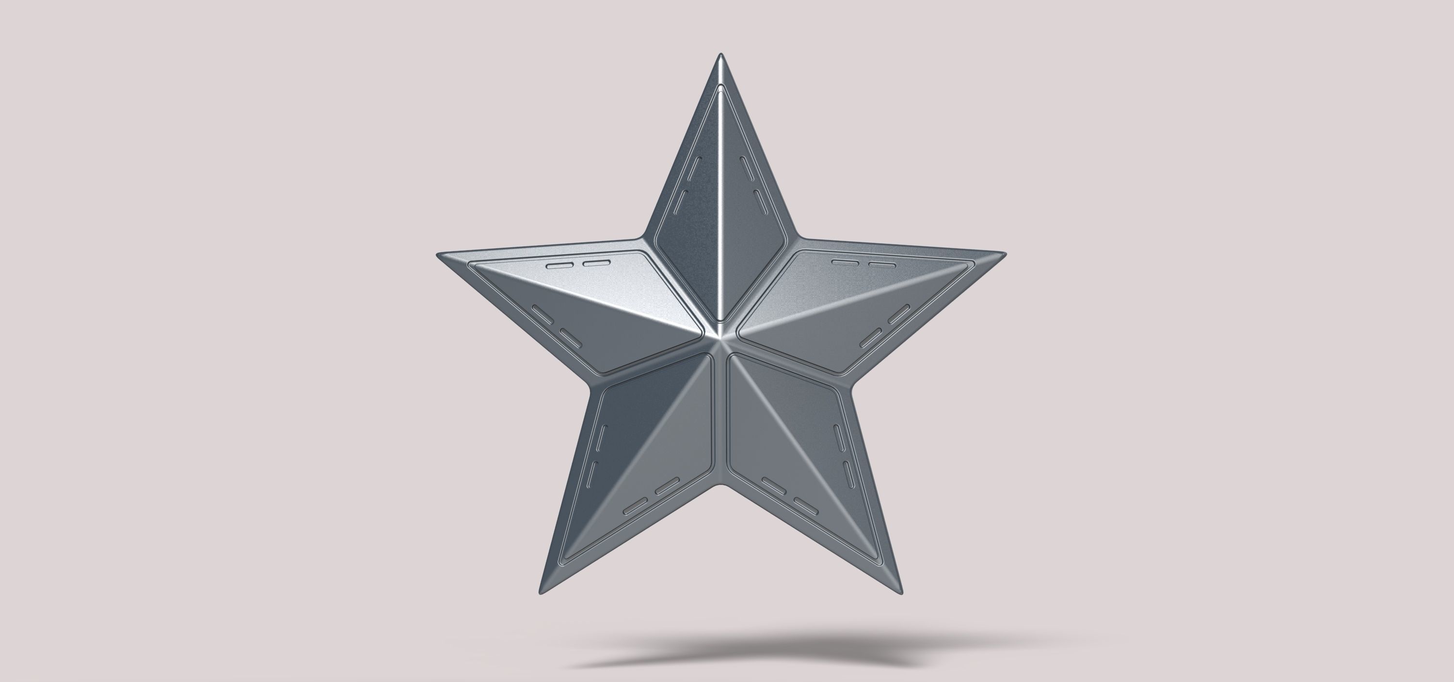 3D printable Star of Captain America 3D model_4