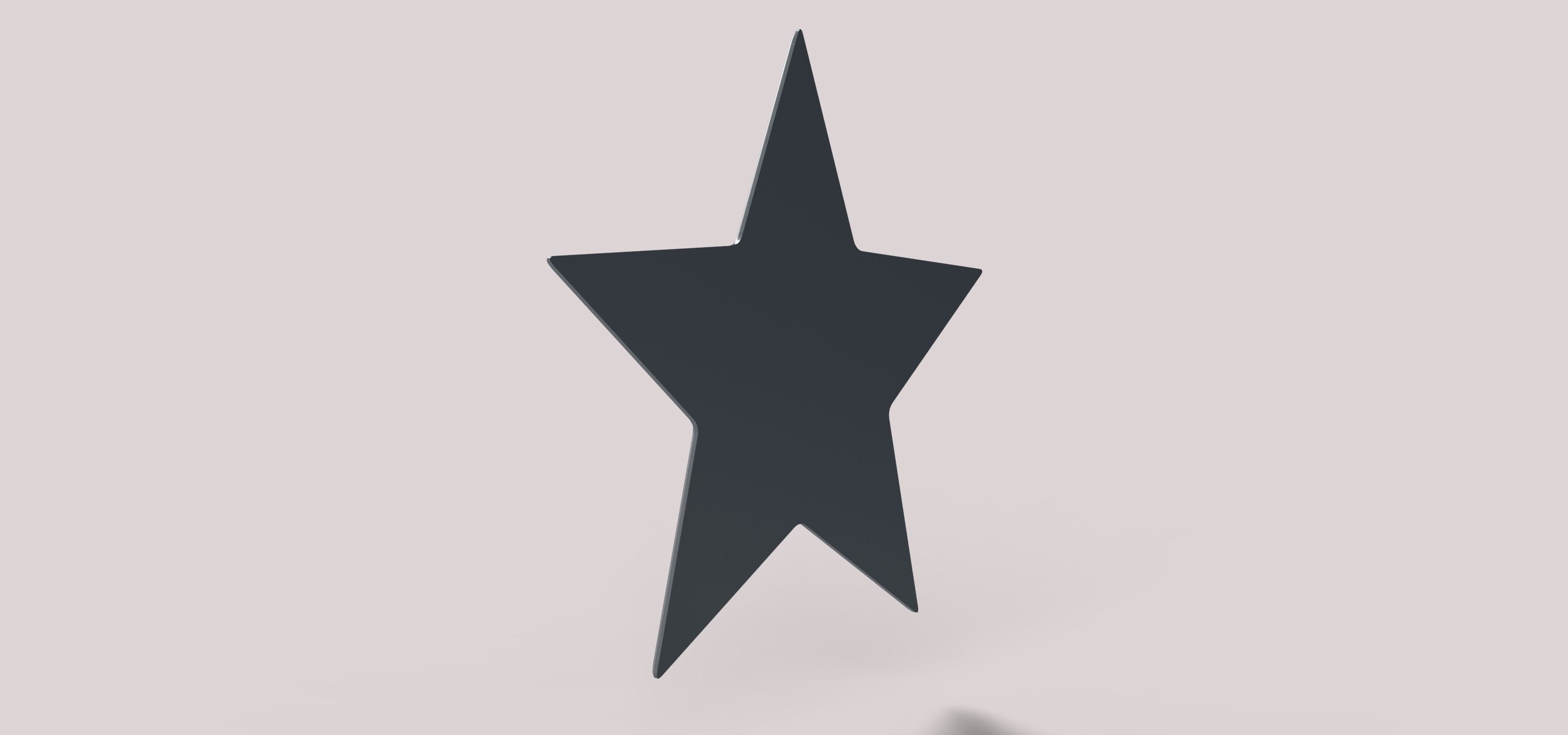 3D printable Star of Captain America 3D model_3