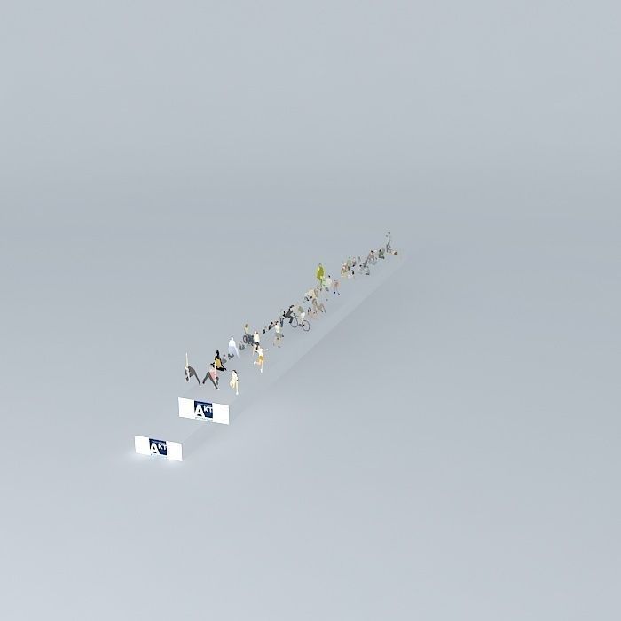 characters 2d FaceMe Free 3D model_1