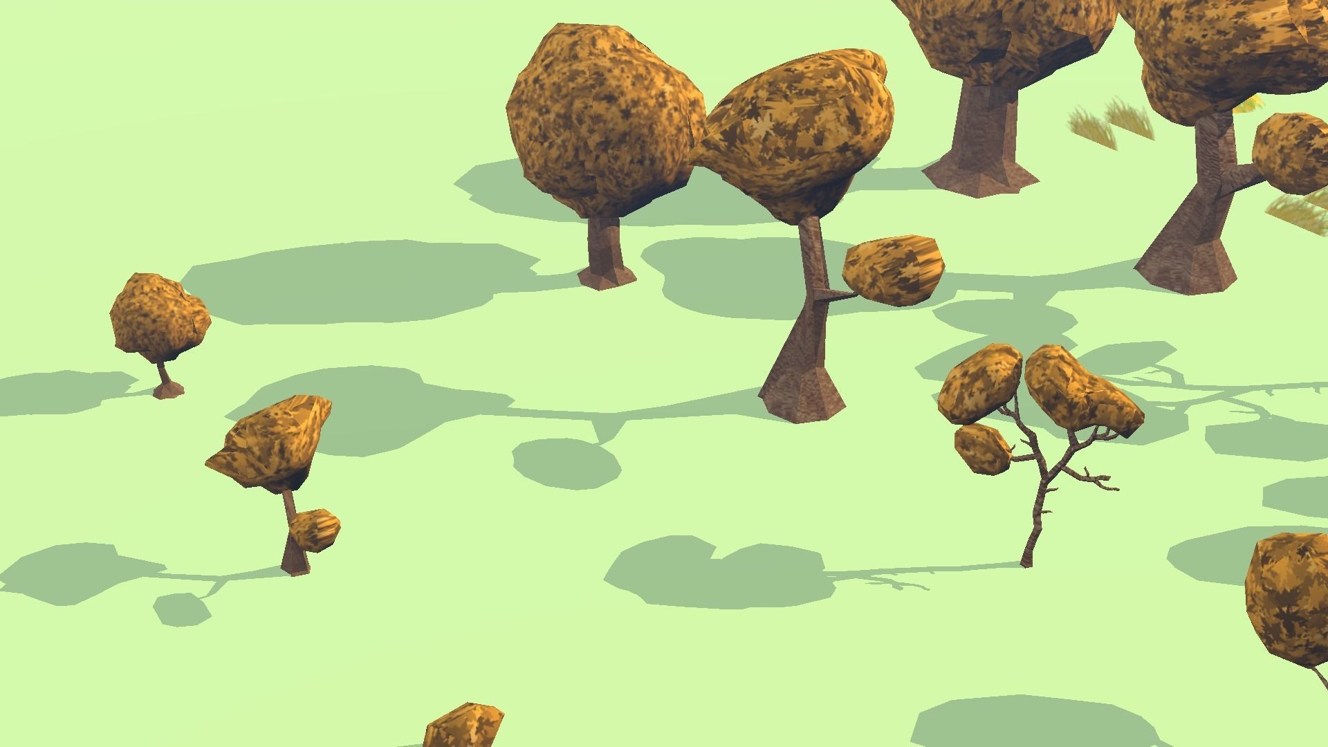 LowPoly Tree pack  Low-poly 3D model_3