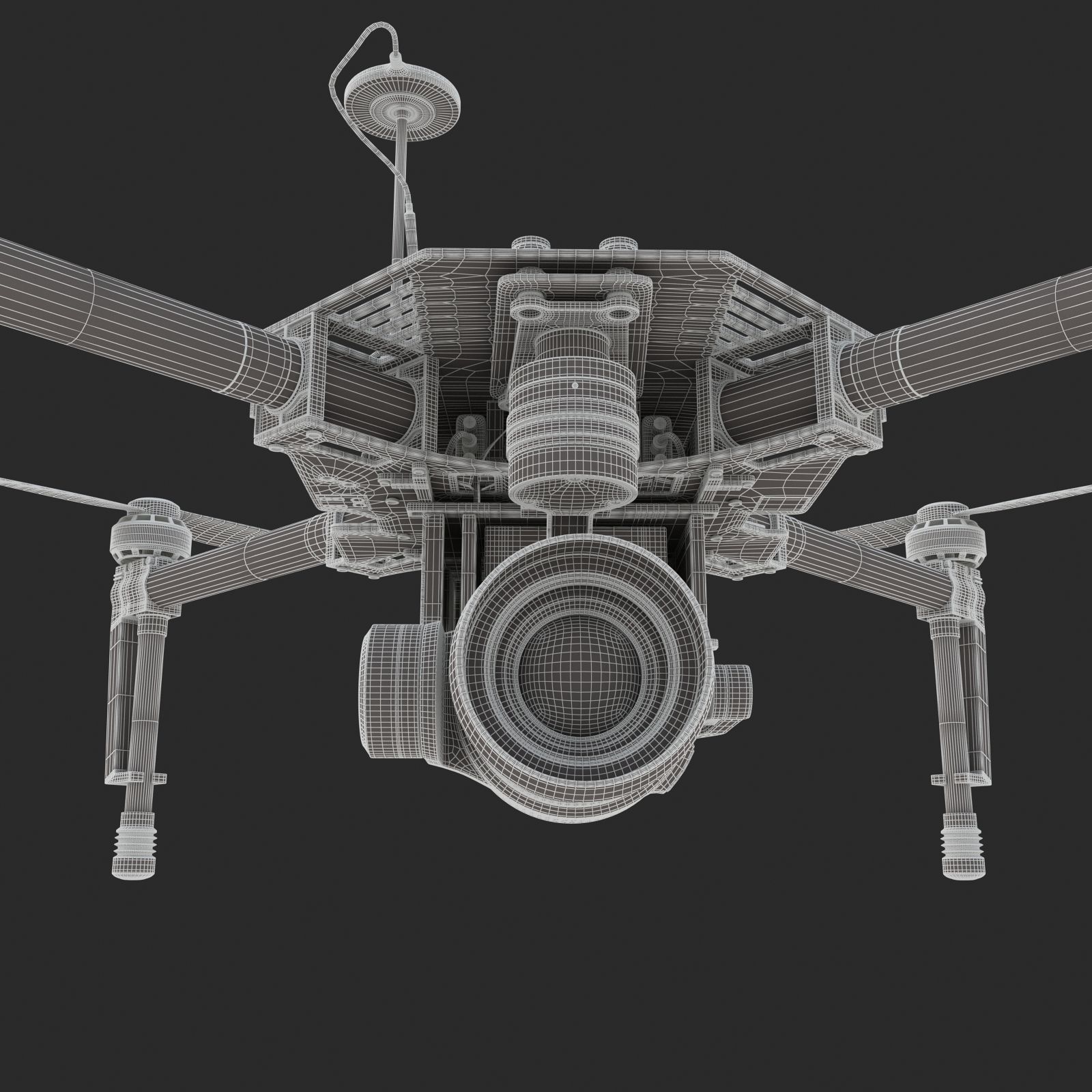 DJI Matrice 100 Quadcopter 3D model_18