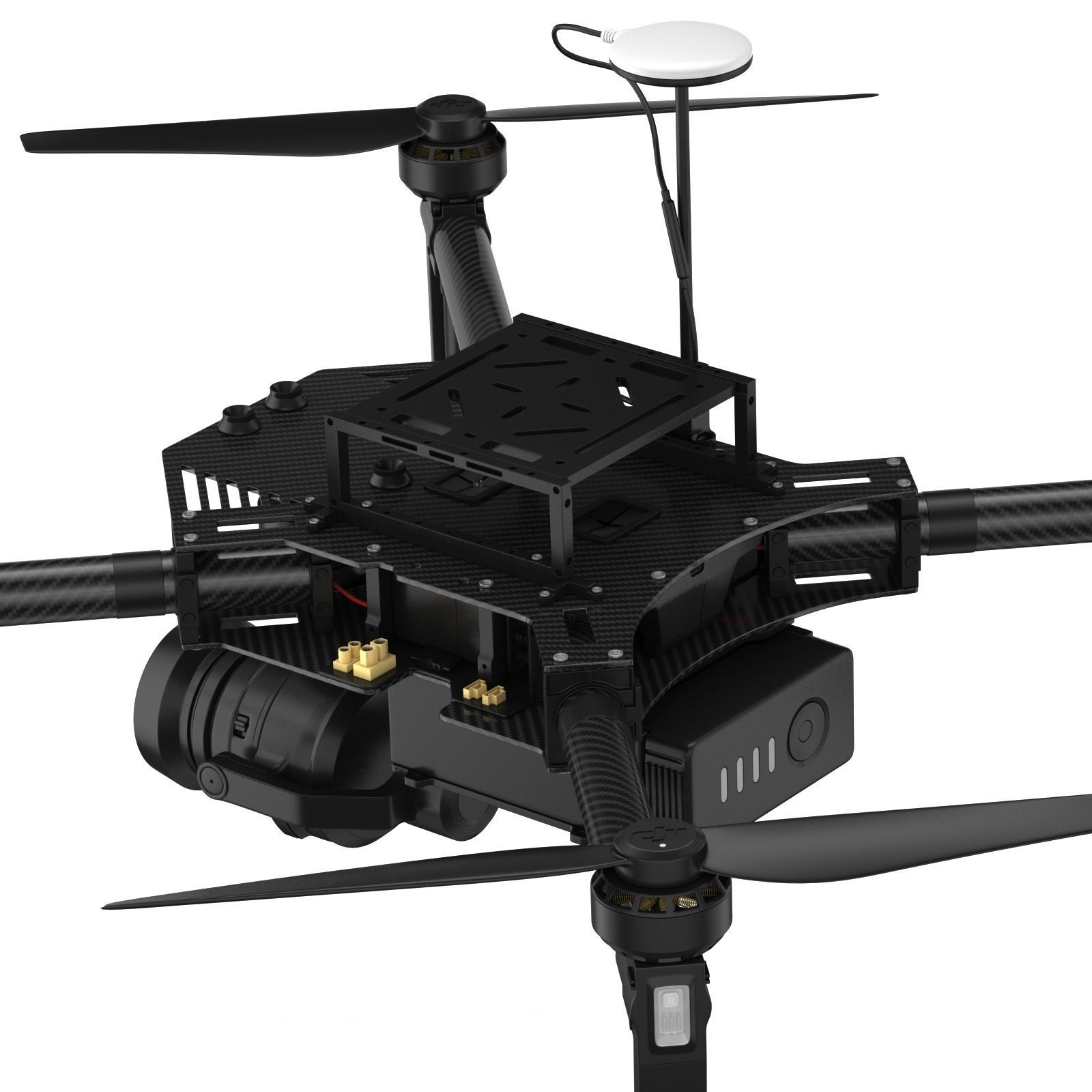 DJI Matrice 100 Quadcopter 3D model_8