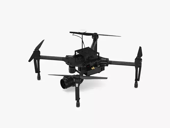 DJI Matrice 100 Quadcopter 3D model