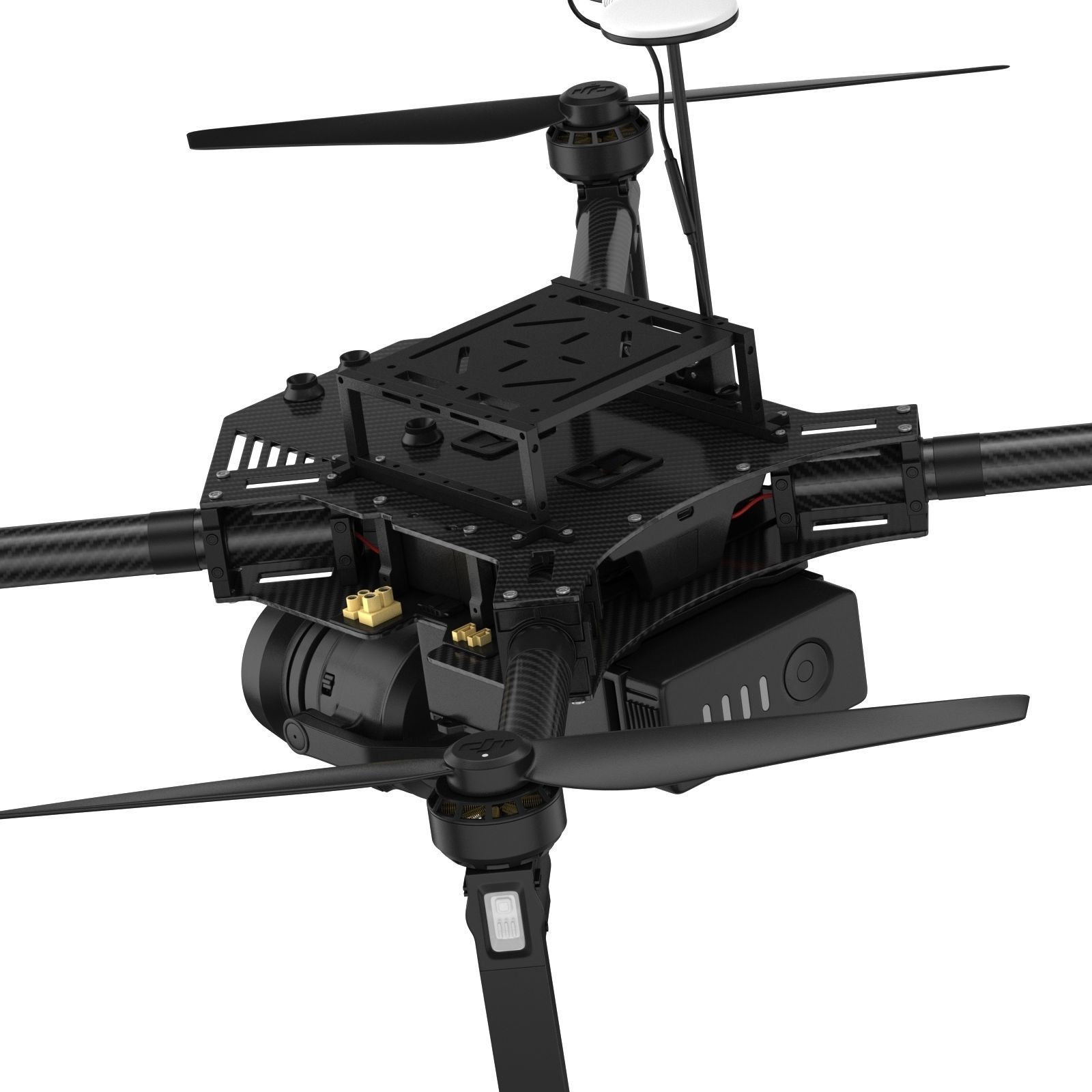 DJI Matrice 100 Quadcopter 3D model_10