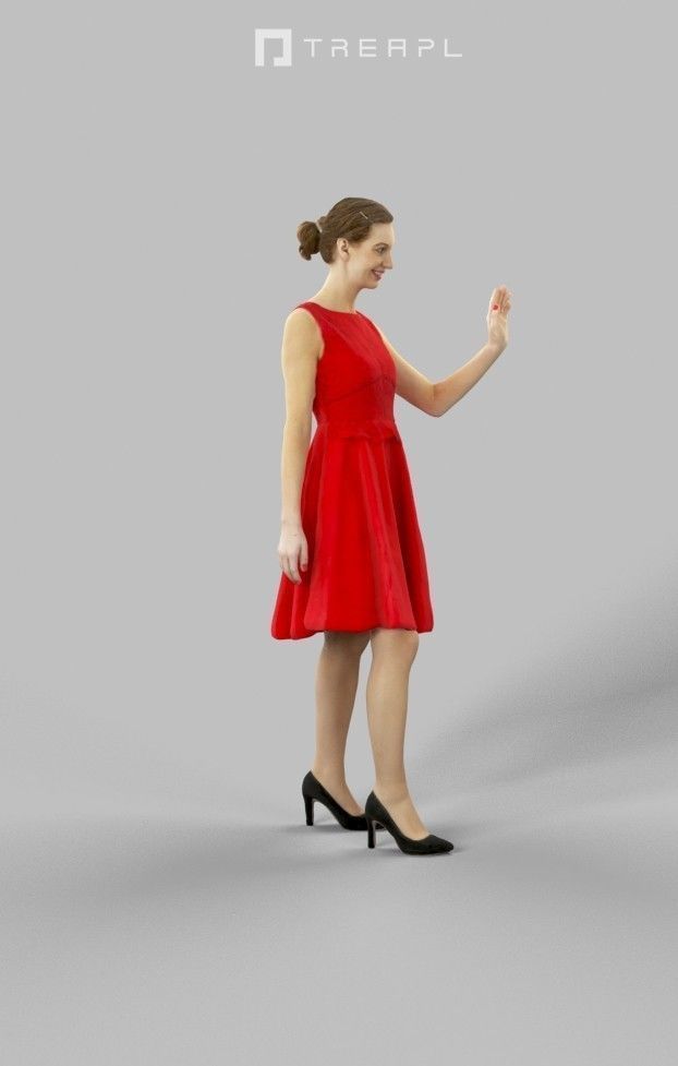 10x Scanned Man Woman Business Elegant Foreground People Vol01 3D Model Collection_81