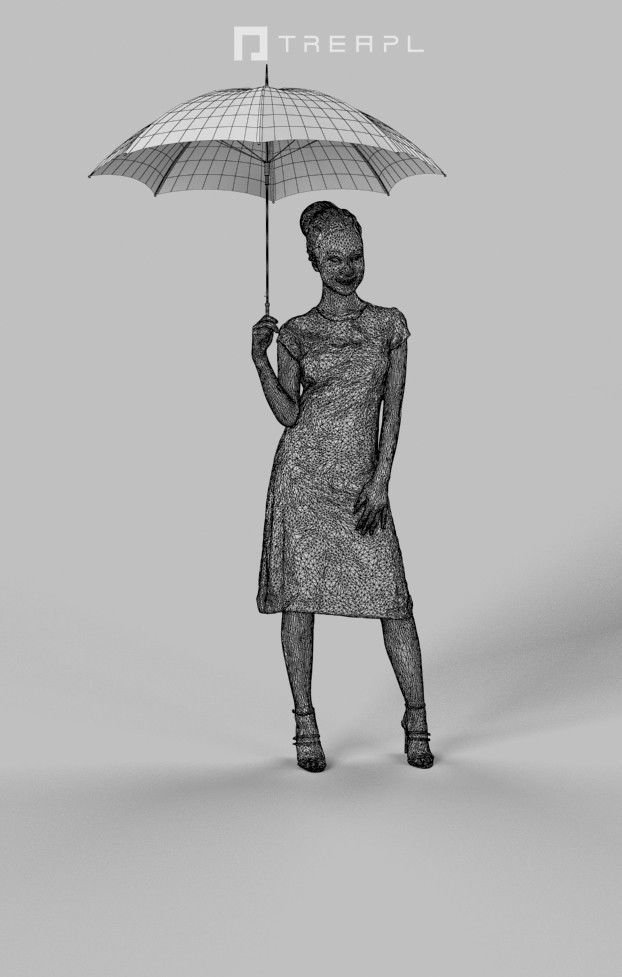 10x Scanned Man Woman Business Elegant Foreground People Vol01 3D Model Collection_30