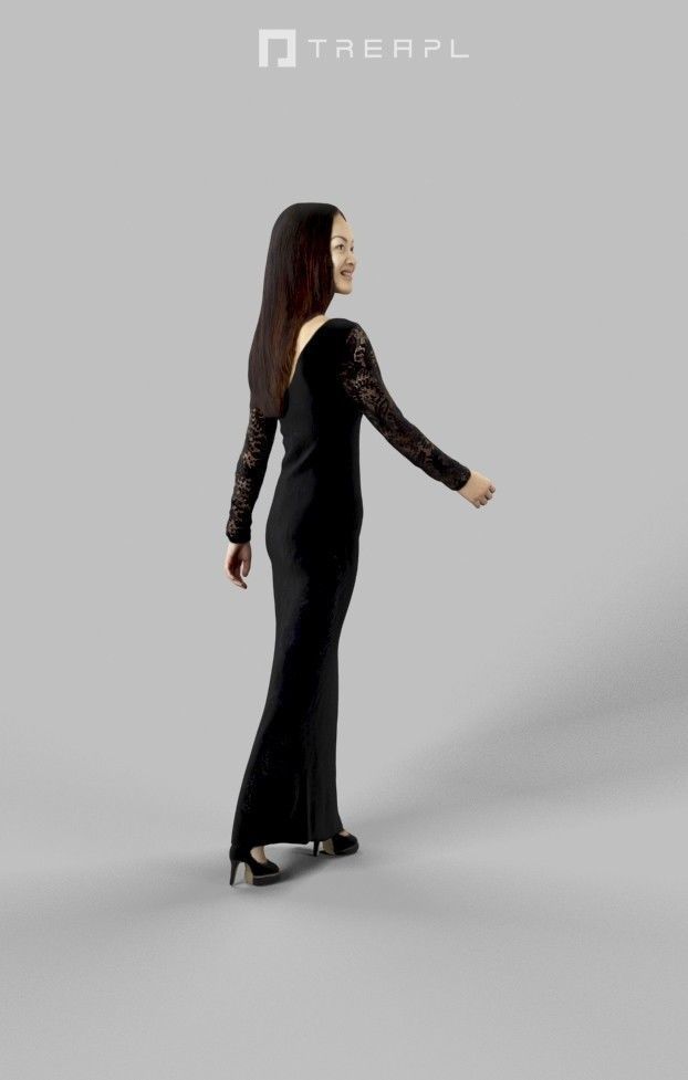 10x Scanned Man Woman Business Elegant Foreground People Vol01 3D Model Collection_15