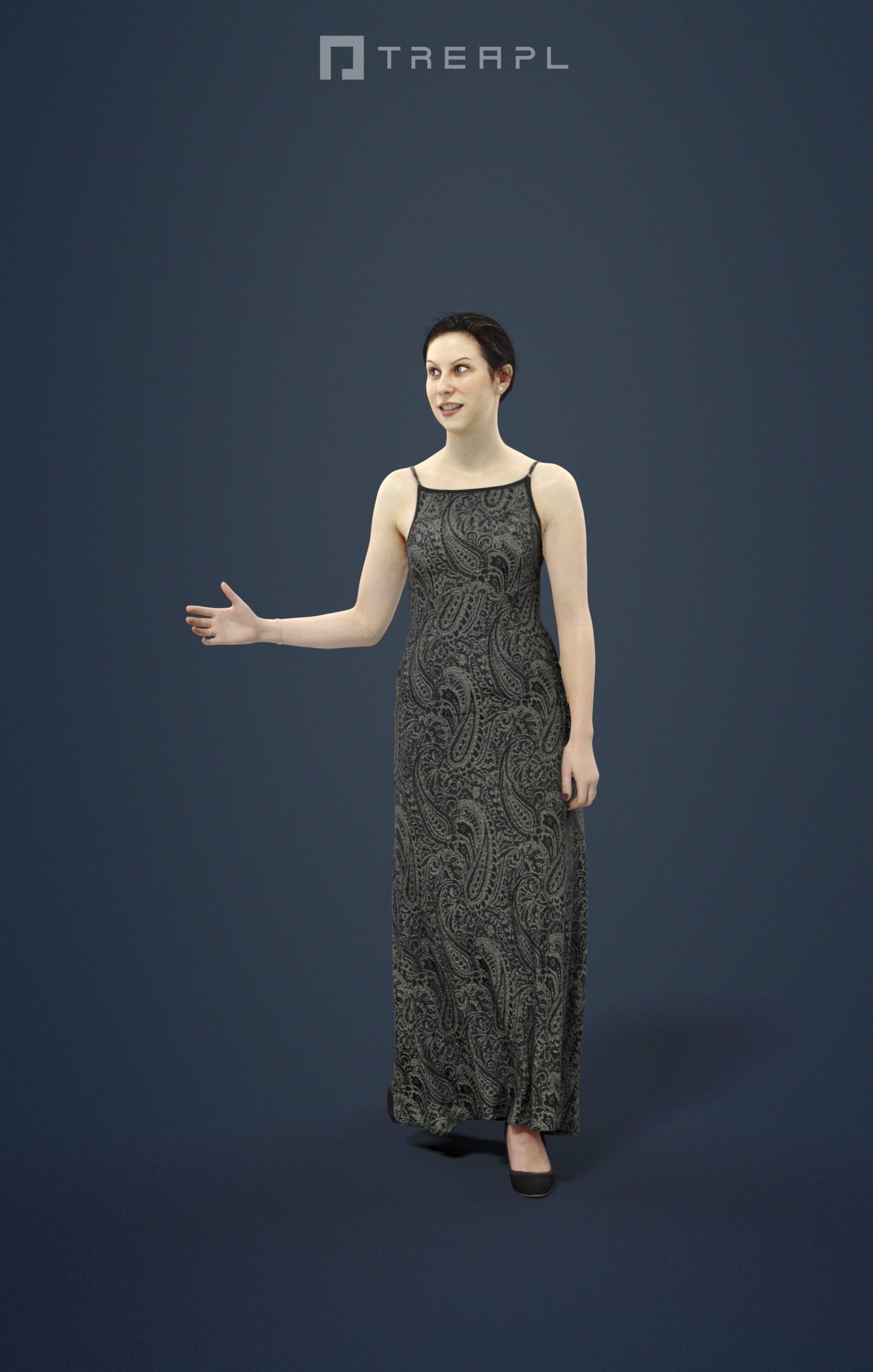 10x Scanned Man Woman Business Elegant Foreground People Vol01 3D Model Collection_110