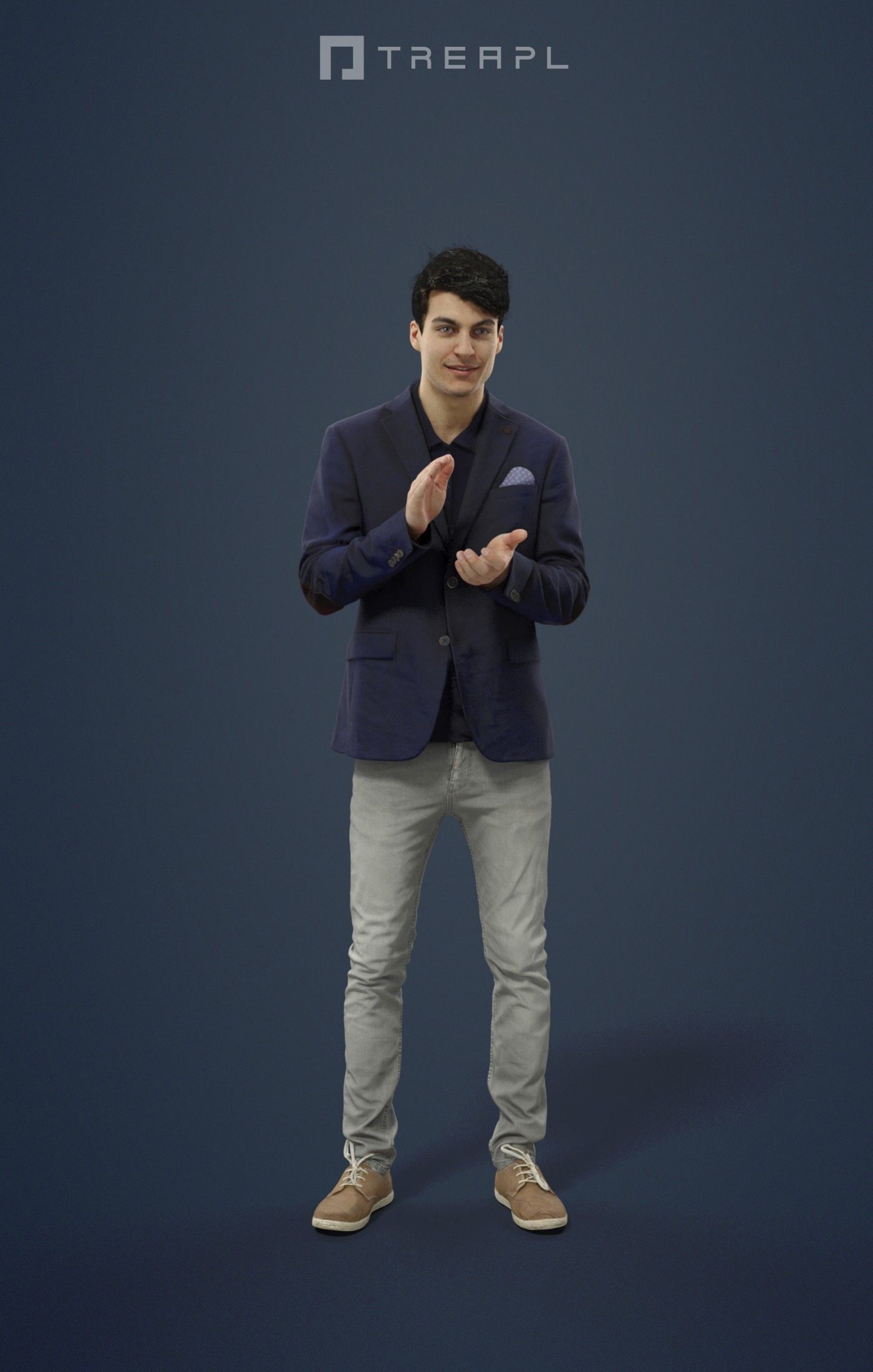 10x Scanned Man Woman Business Elegant Foreground People Vol01 3D Model Collection_44