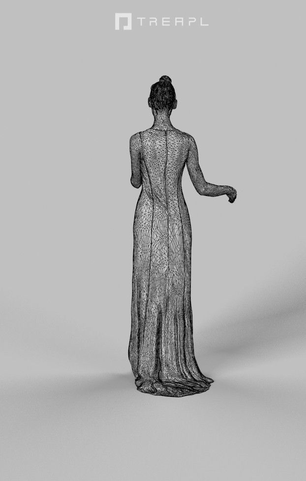 10x Scanned Man Woman Business Elegant Foreground People Vol01 3D Model Collection_74