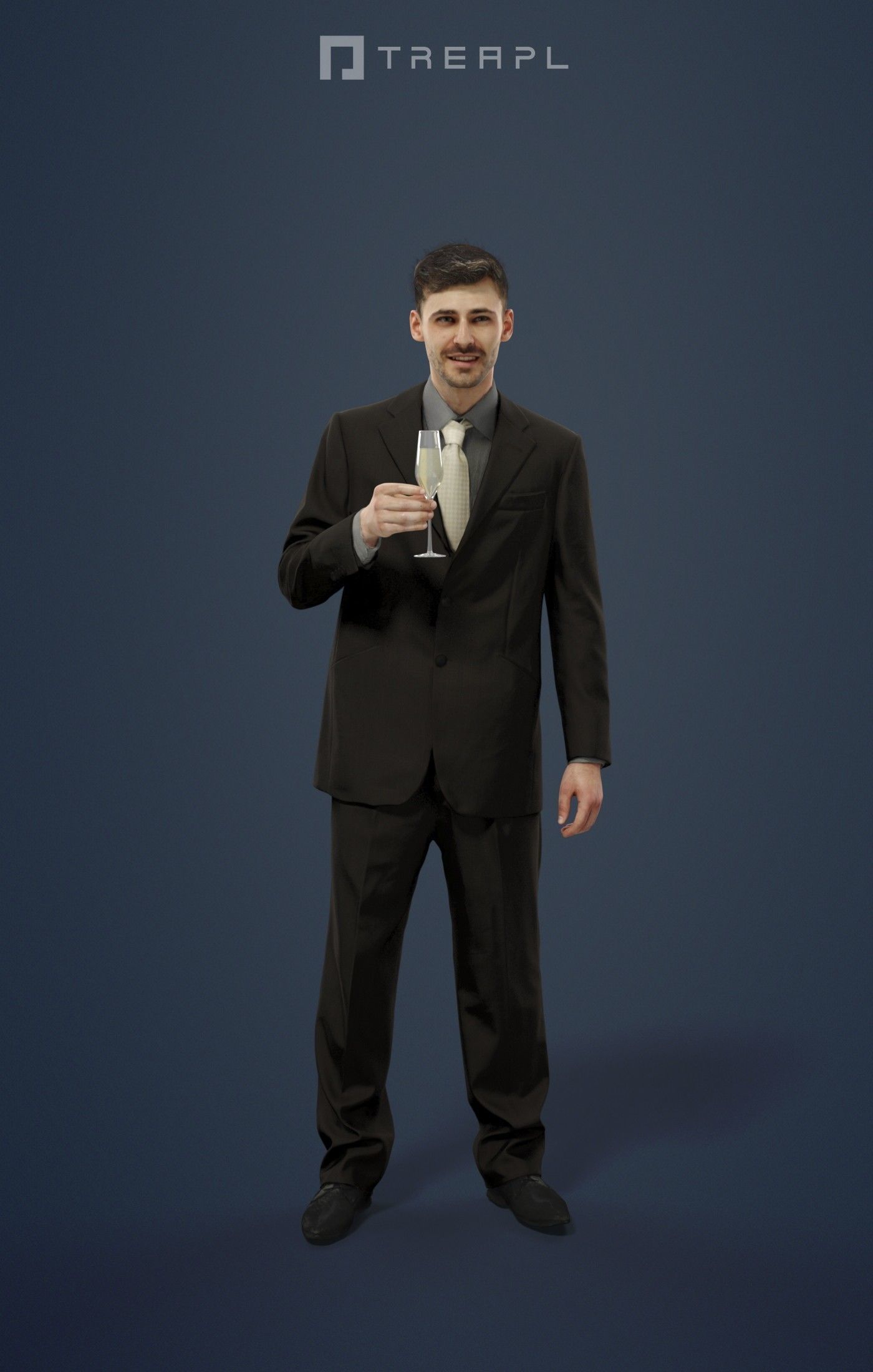 10x Scanned Man Woman Business Elegant Foreground People Vol01 3D Model Collection_66