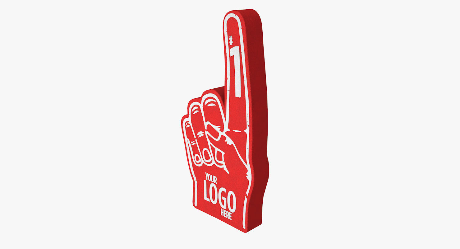 Foam Finger 3D model_5