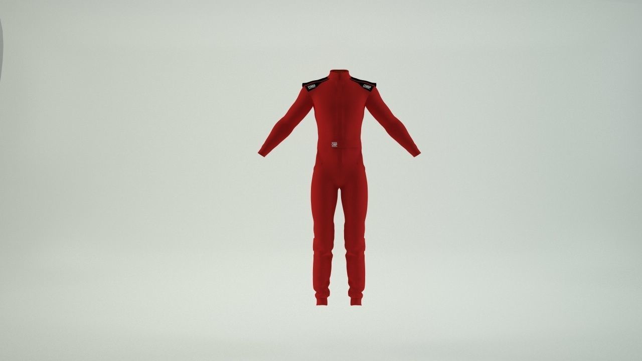 OMP First S Race Suit ALL COLORS 3D model_3