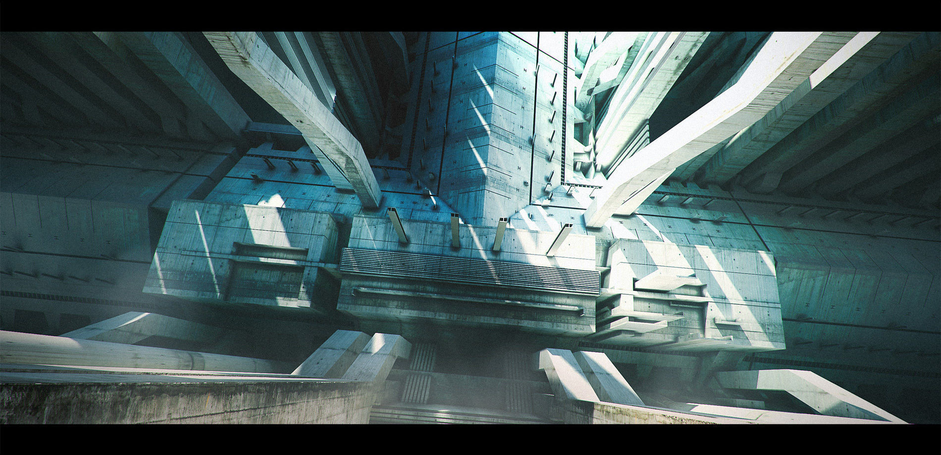 Architectural Structures Kitbash Set 3D model_1