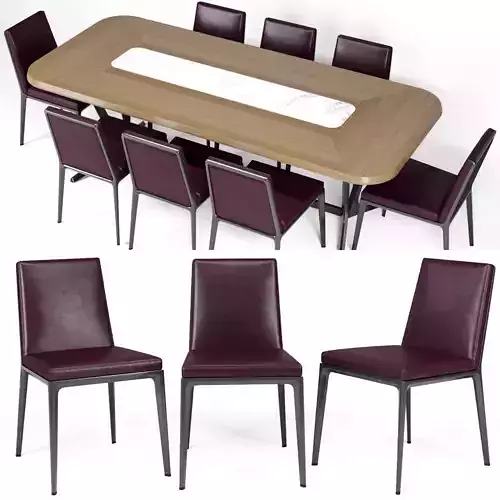 Bebitalia  Maxalto Caratos chair Astrum table