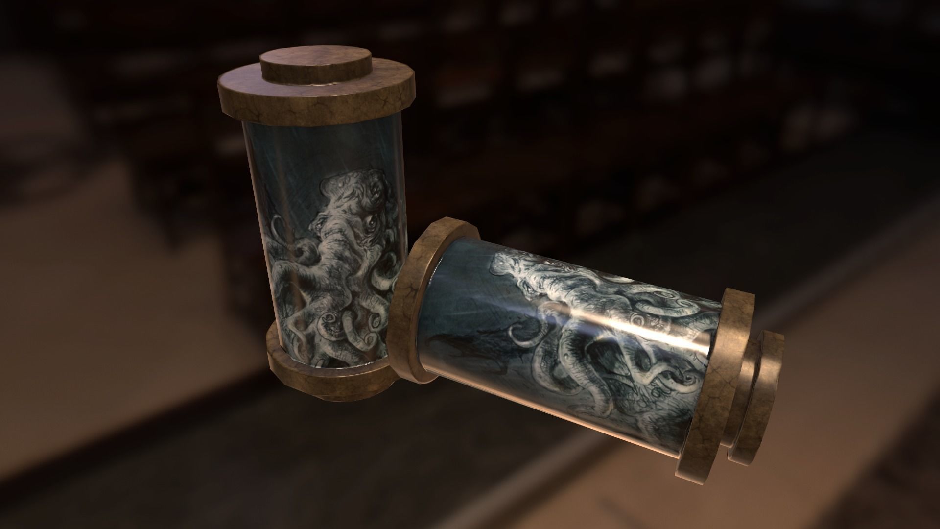 Tattoo machine Low-poly 3D model_11