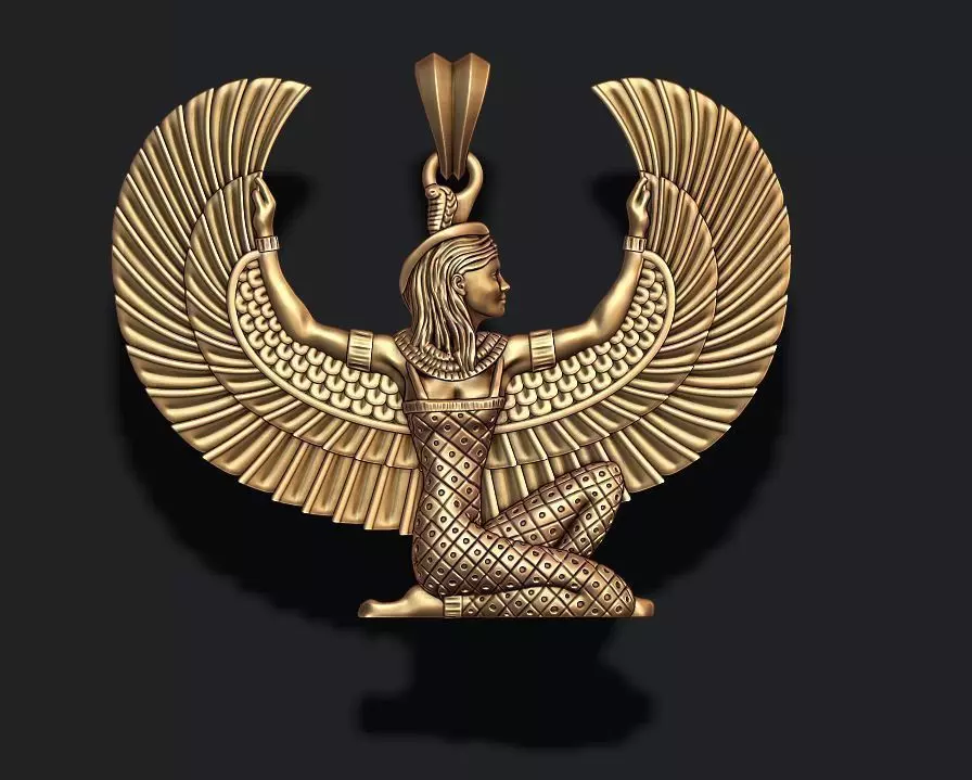 Isis pendant 3D print model_0