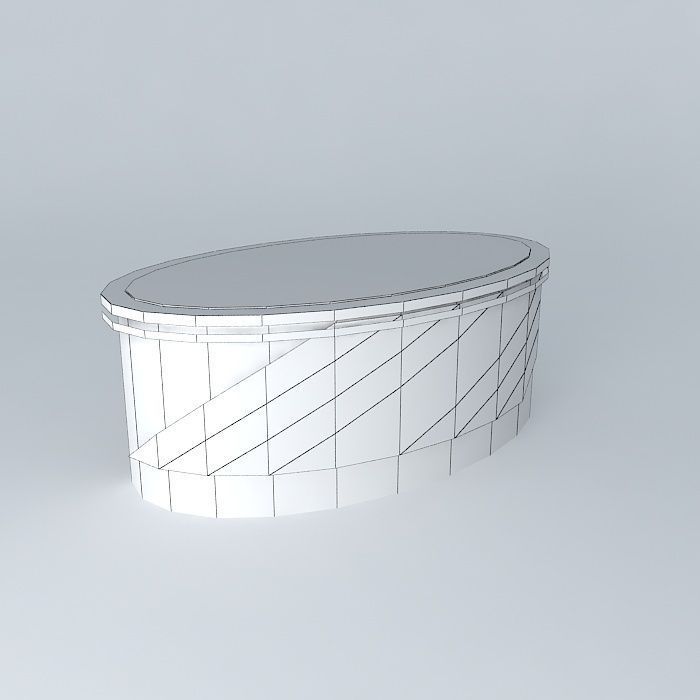 Omni News Desk Free 3D model_3