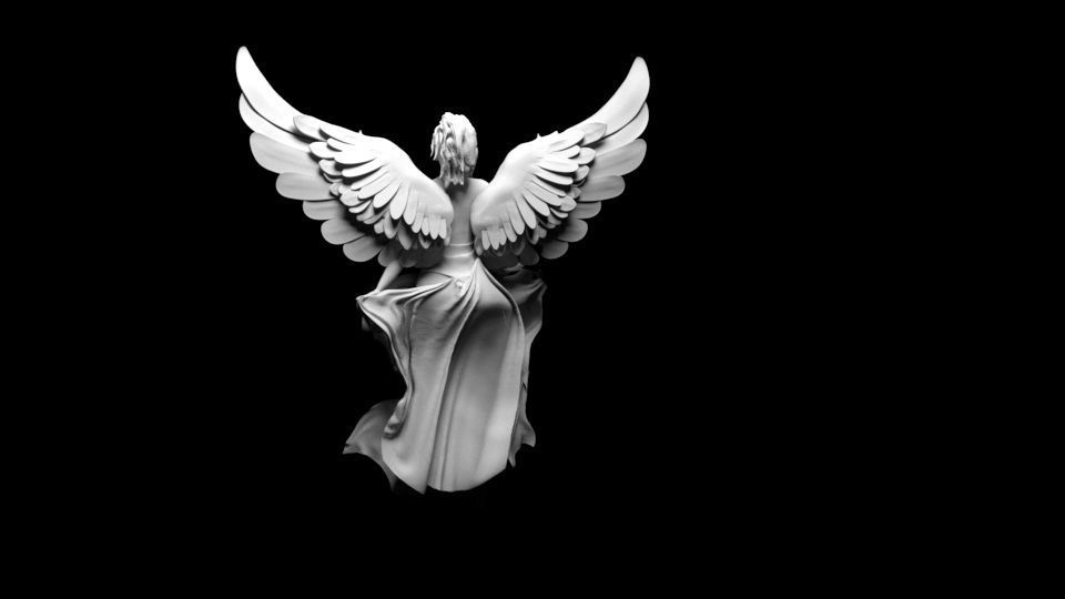 Angel Model 3D model_2