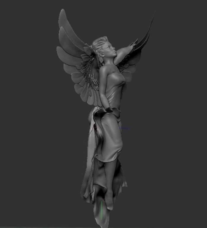 Angel Model 3D model_6