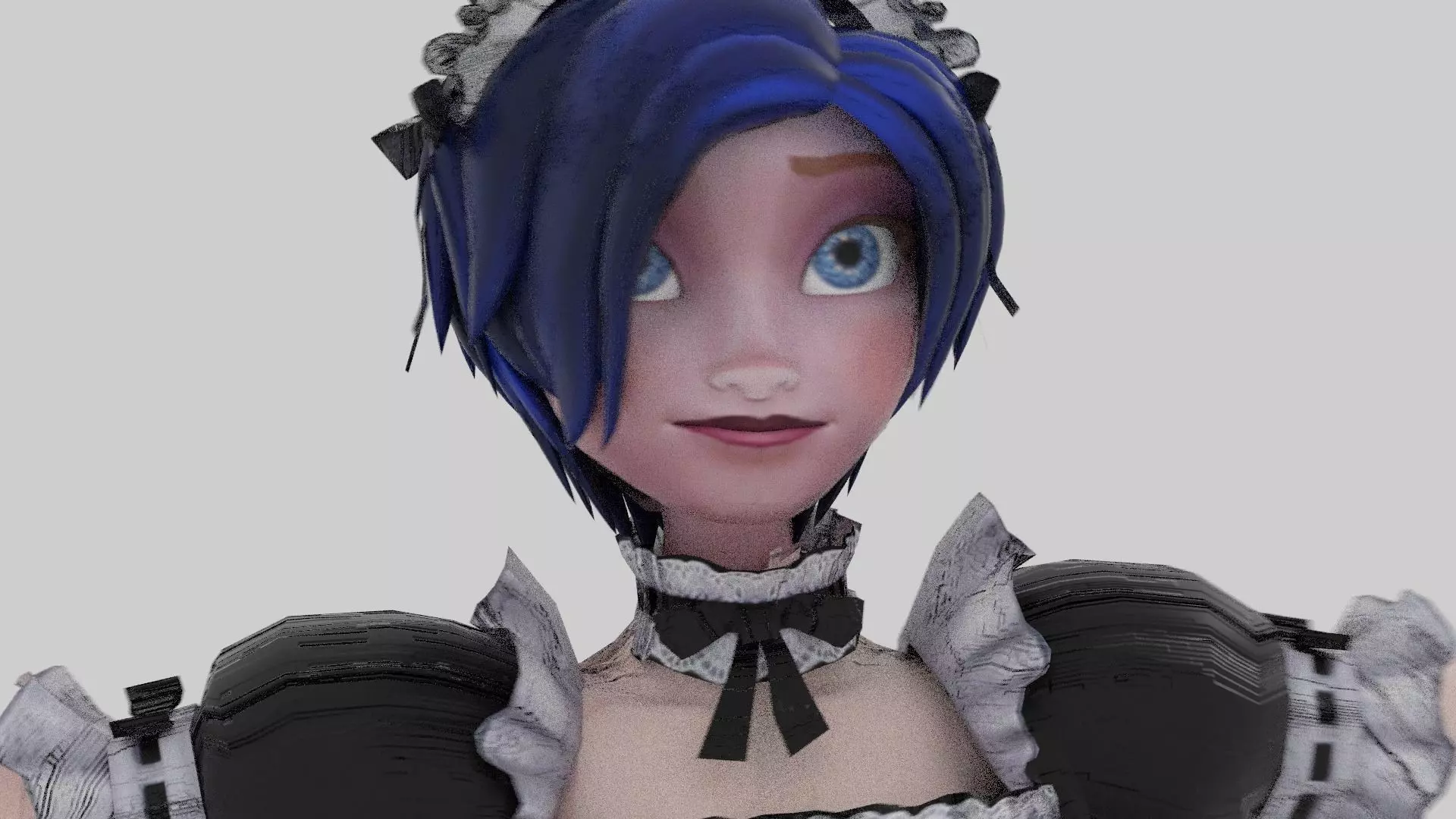 Anime girl 3D model 3D model