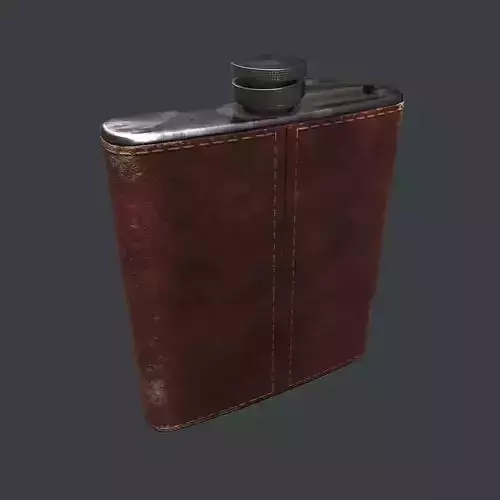 Old Flask v1 Low-poly 3D model