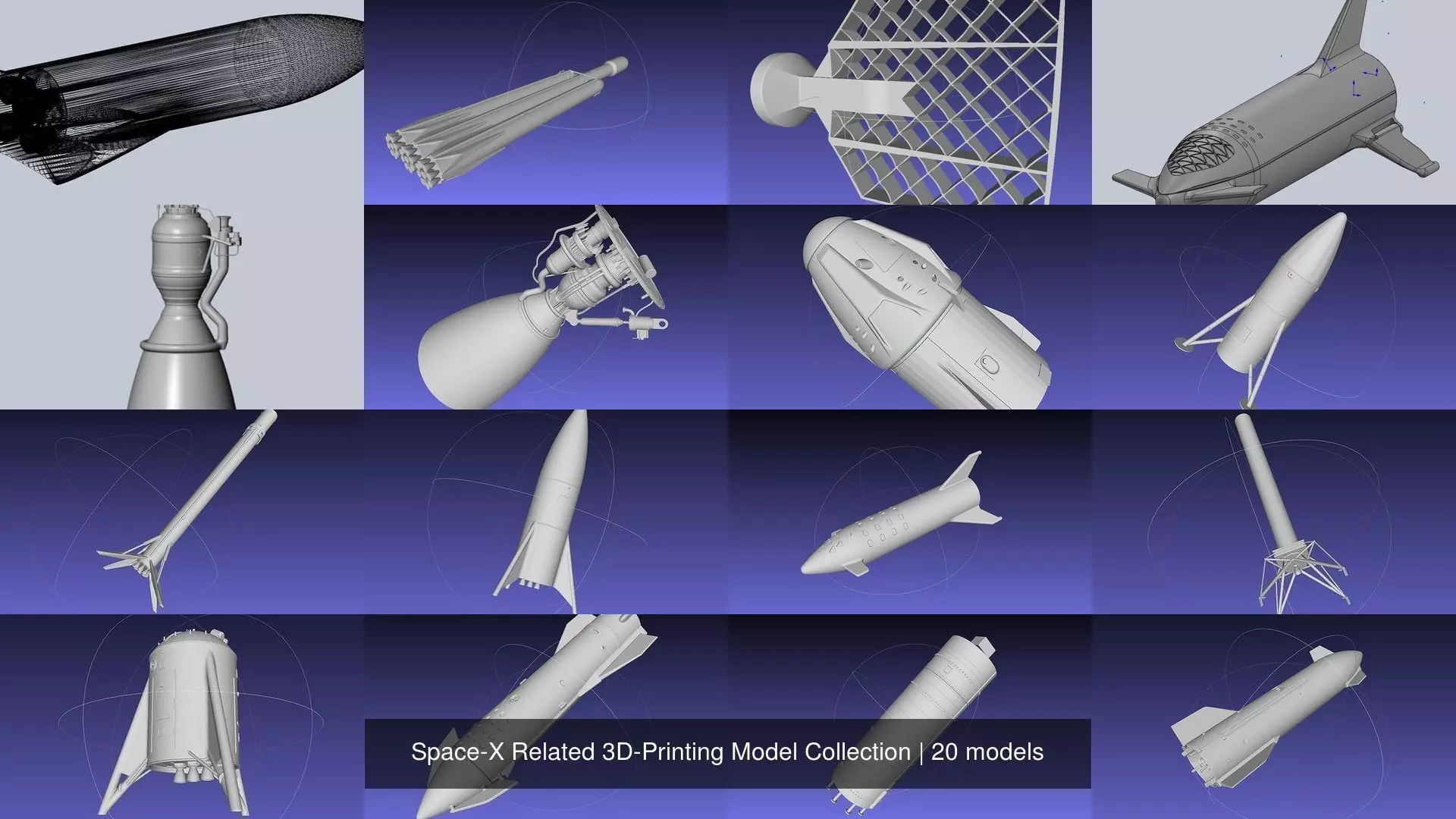 Space-X Related 3D-Printing Model Collection _0
