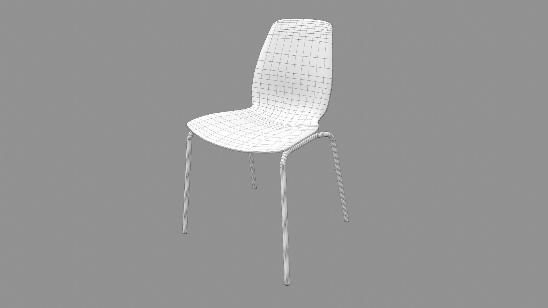 Chair Leifarne Low-poly 3D model_4