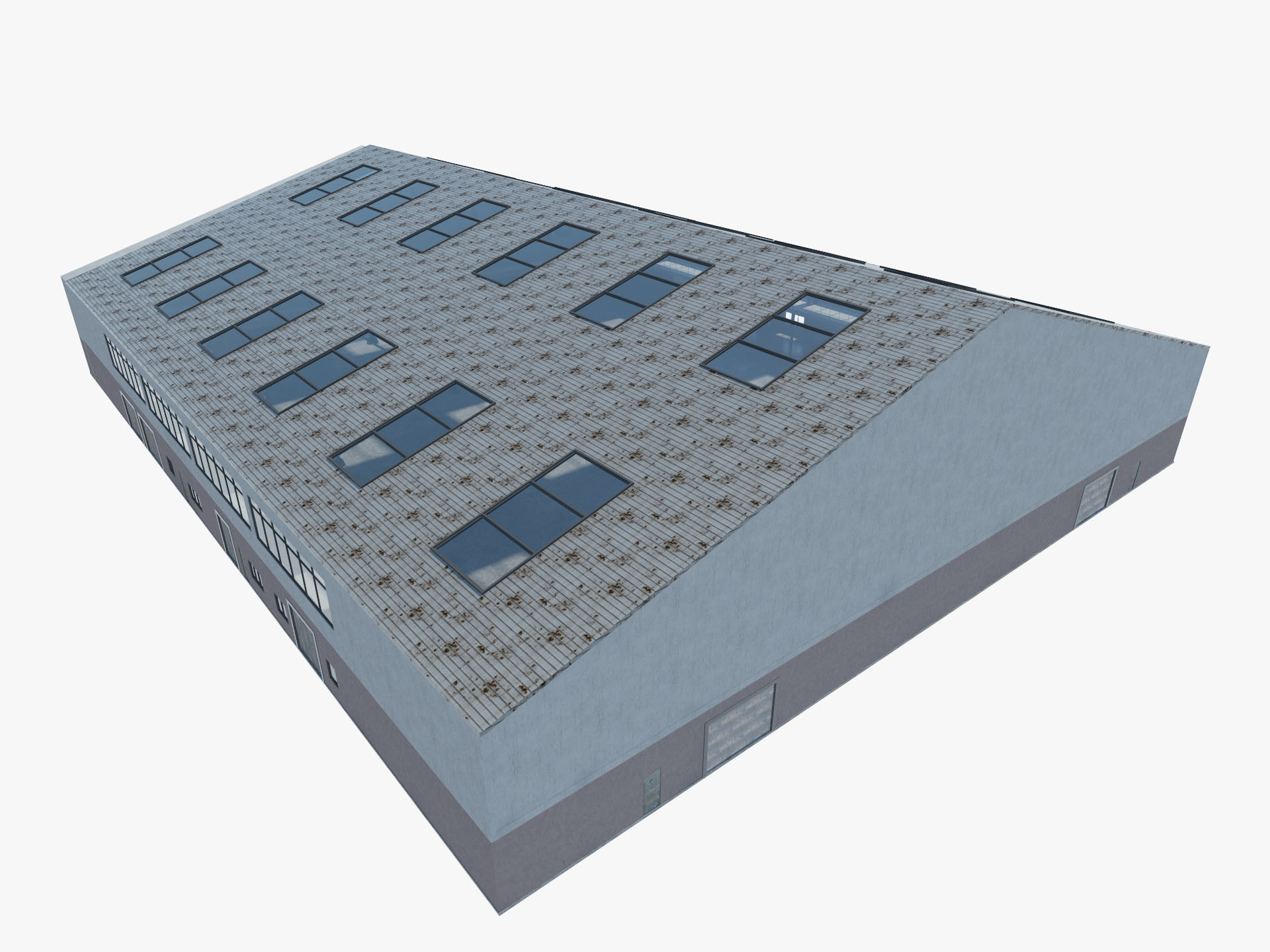 Warehouse interior and exterior 3d model 3D model_7