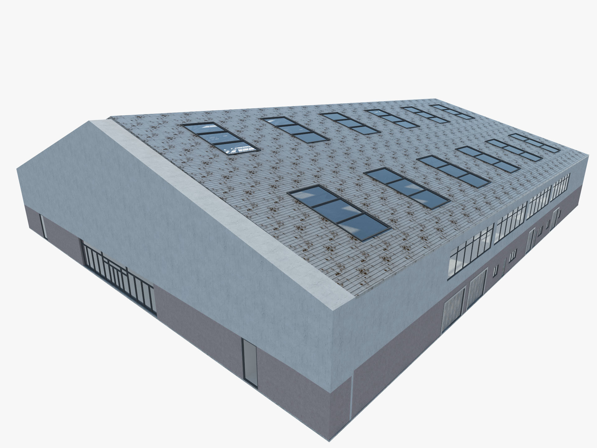 Warehouse interior and exterior 3d model 3D model_8