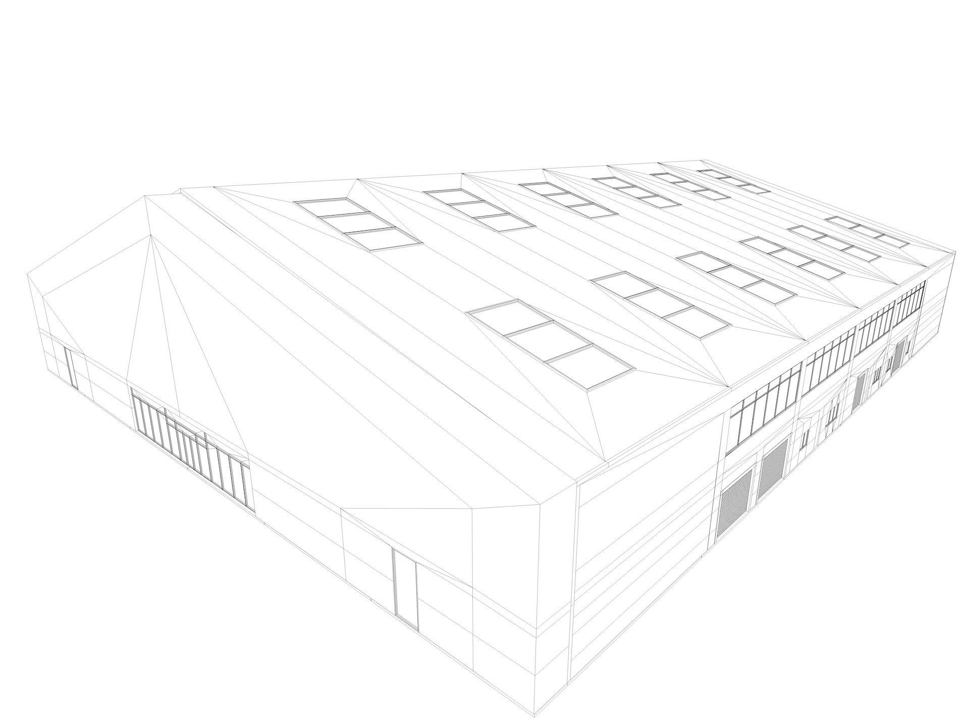 Warehouse interior and exterior 3d model 3D model_17