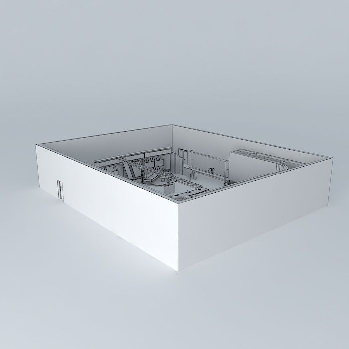 CITV TV Global Edmonton HD Hybrid Set Free 3D model_4