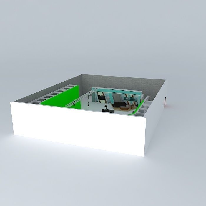 CITV TV Global Edmonton HD Hybrid Set Free 3D model_1