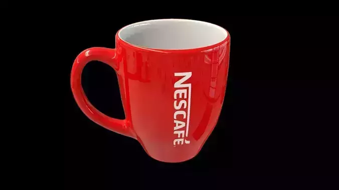 Coffee mug Low-poly 3D model