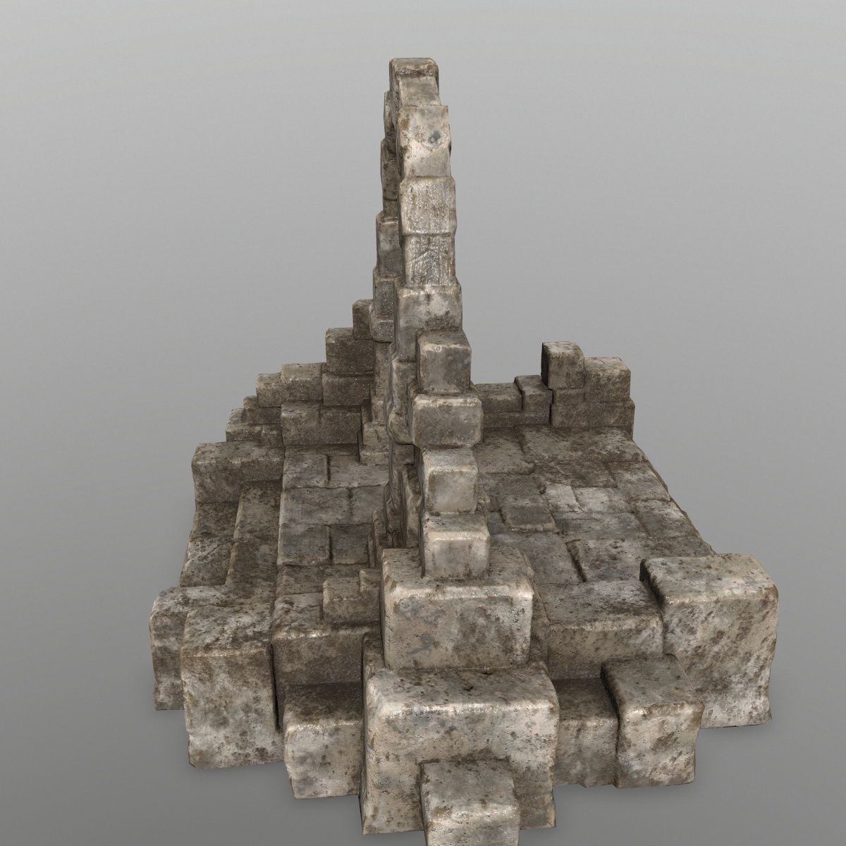 gate 10 Low-poly 3D model_6