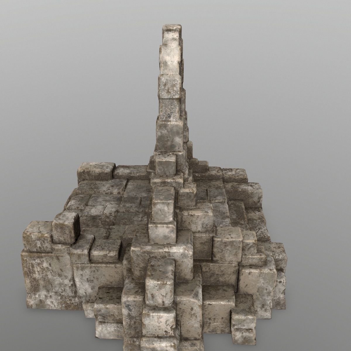 gate 10 Low-poly 3D model_2