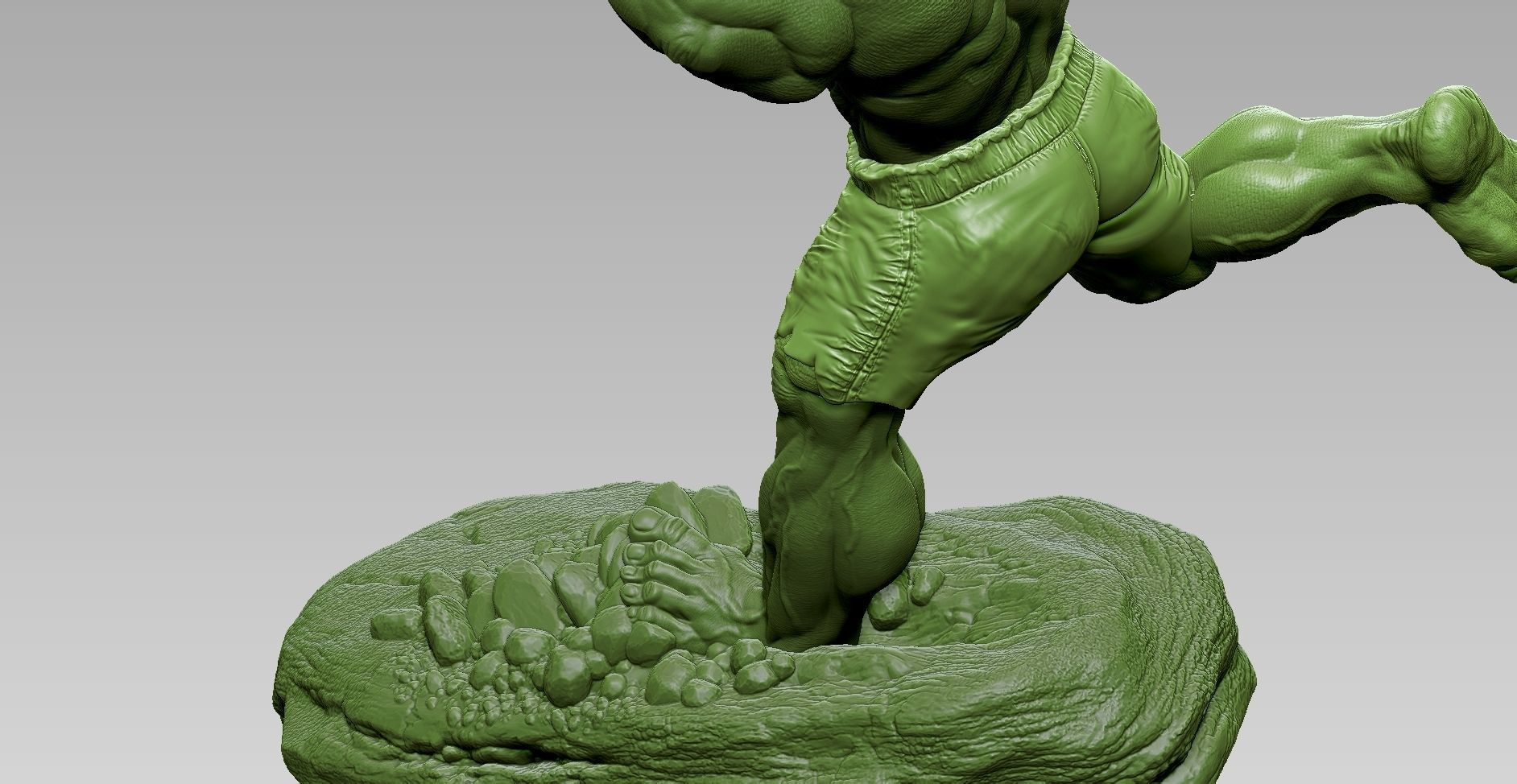 HULK  He is always angry   3D print model_12