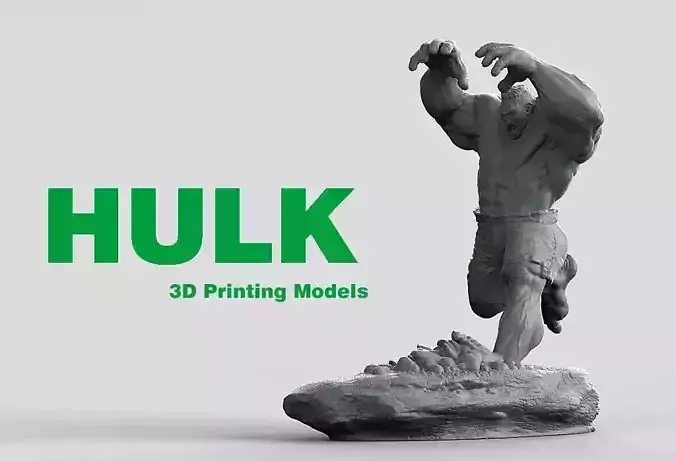 HULK  He is always angry   3D print model