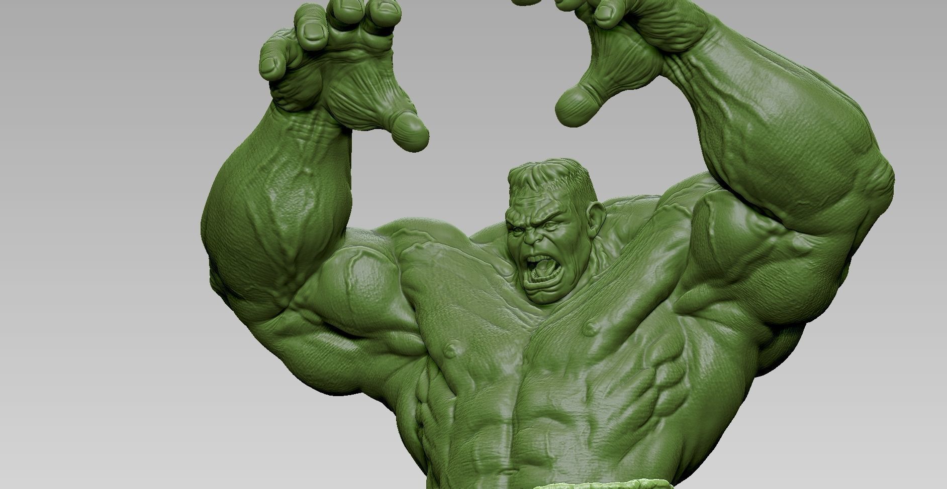 HULK  He is always angry   3D print model_11