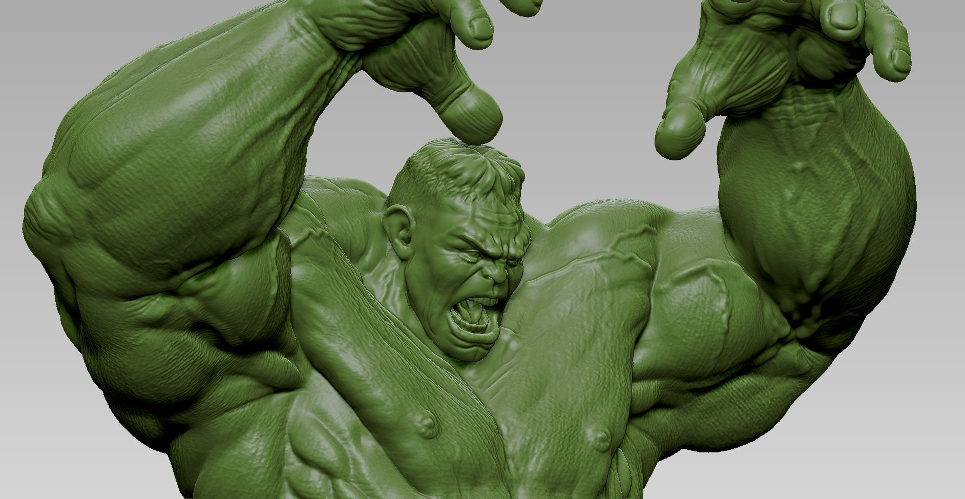 HULK  He is always angry   3D print model_9