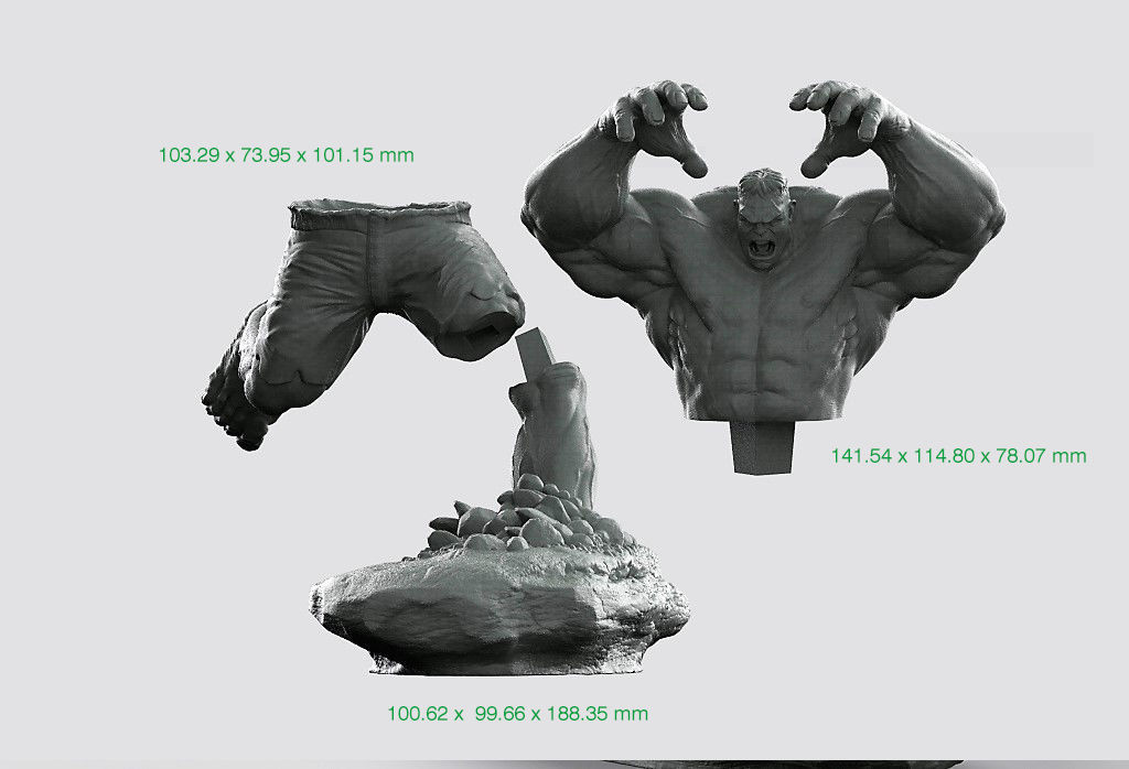 HULK  He is always angry   3D print model_8