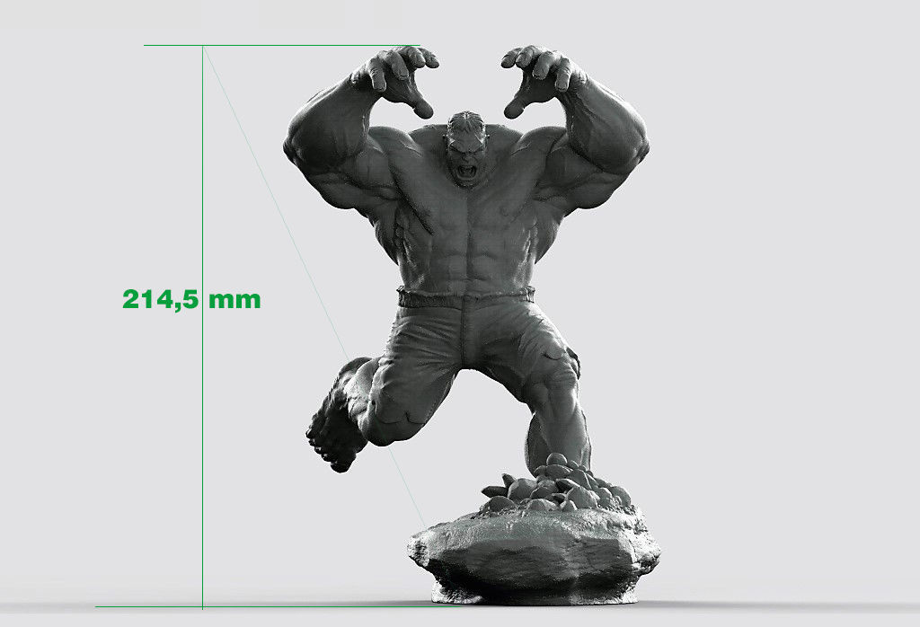 HULK  He is always angry   3D print model_5