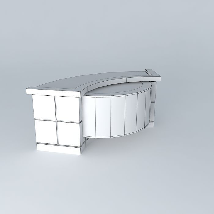 Global Local News Desk free 3D model CGTrader