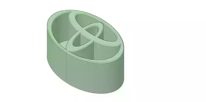 Toyota Emblem Pen Holder