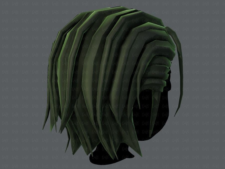 3D Hair style for boy V48 Low-poly 3D model_20