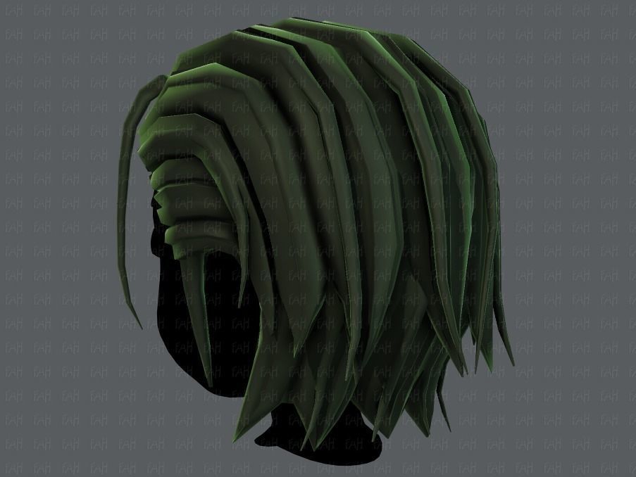3D Hair style for boy V48 Low-poly 3D model_22