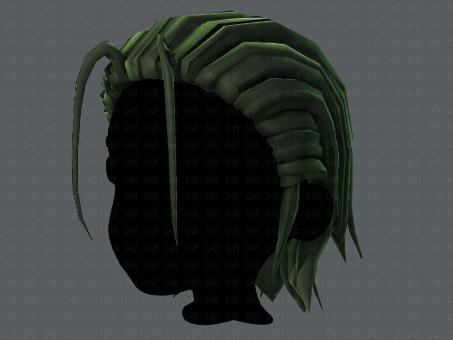 3D Hair style for boy V48 Low-poly 3D model_24